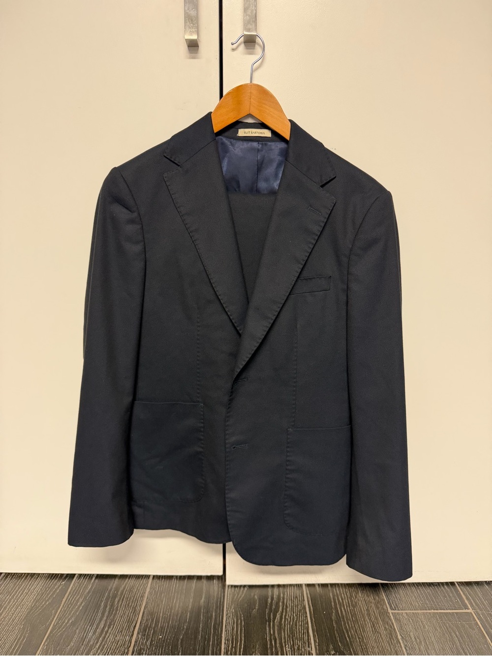 Suit Sartoria Navy Twill Two-Piece Suit